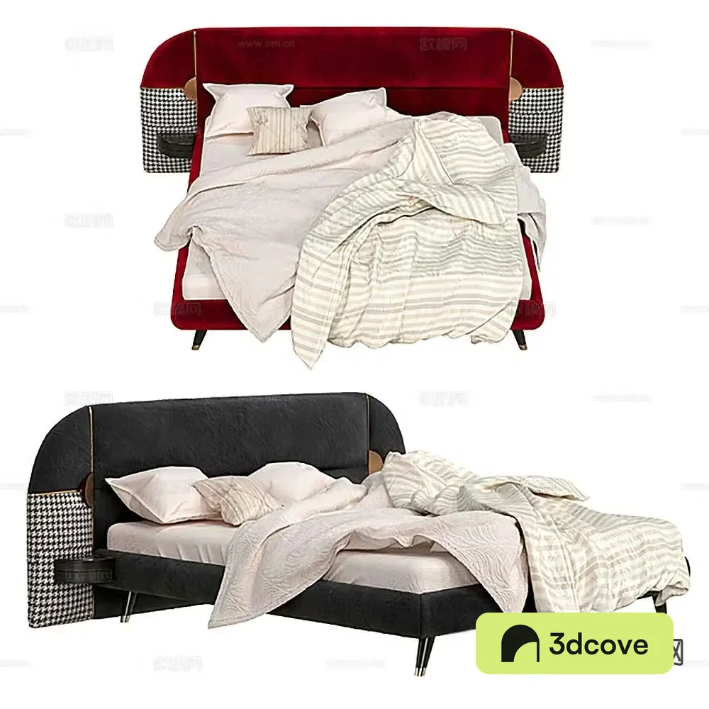 Modern double bed
