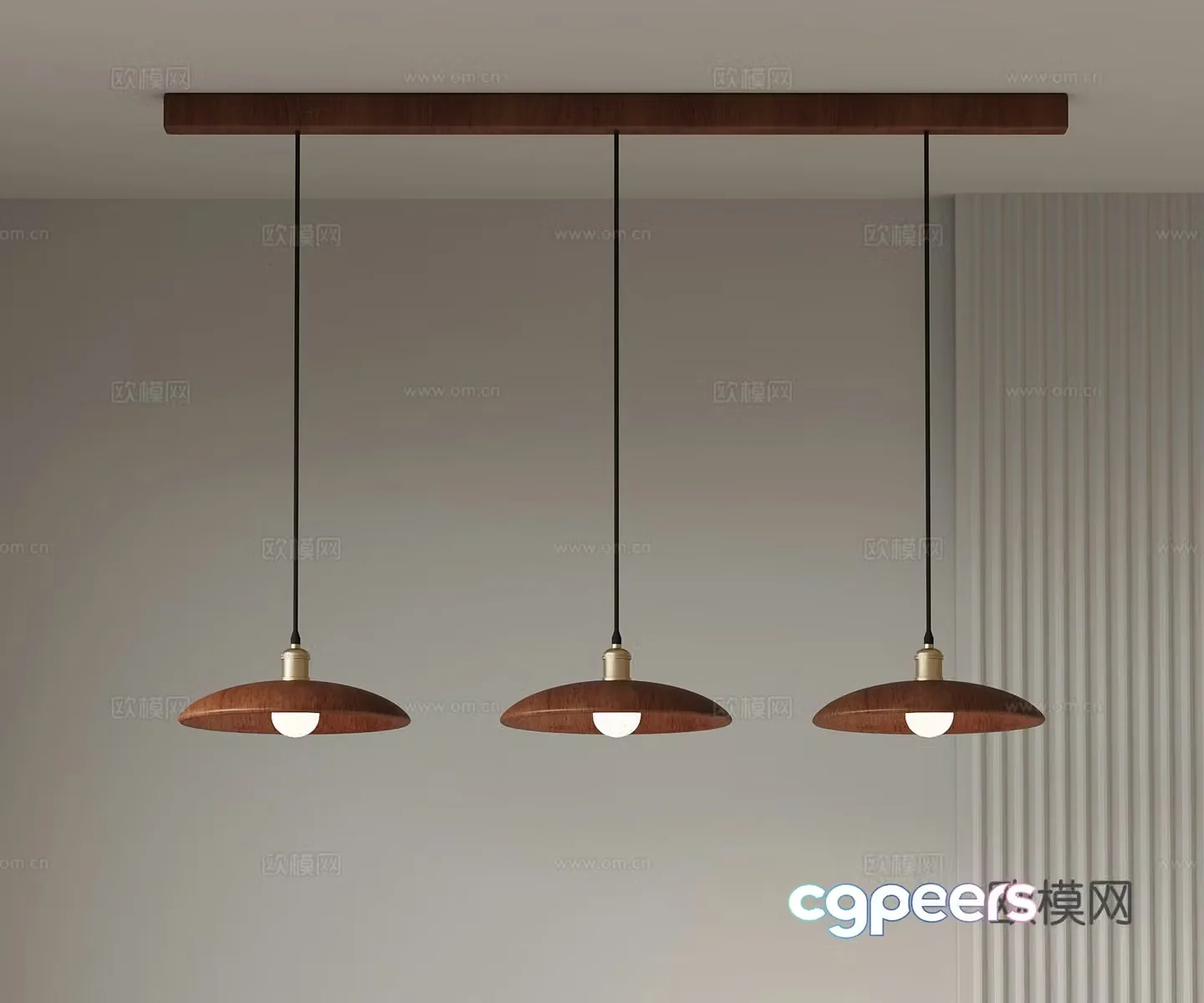3D model of medieval style chandelier