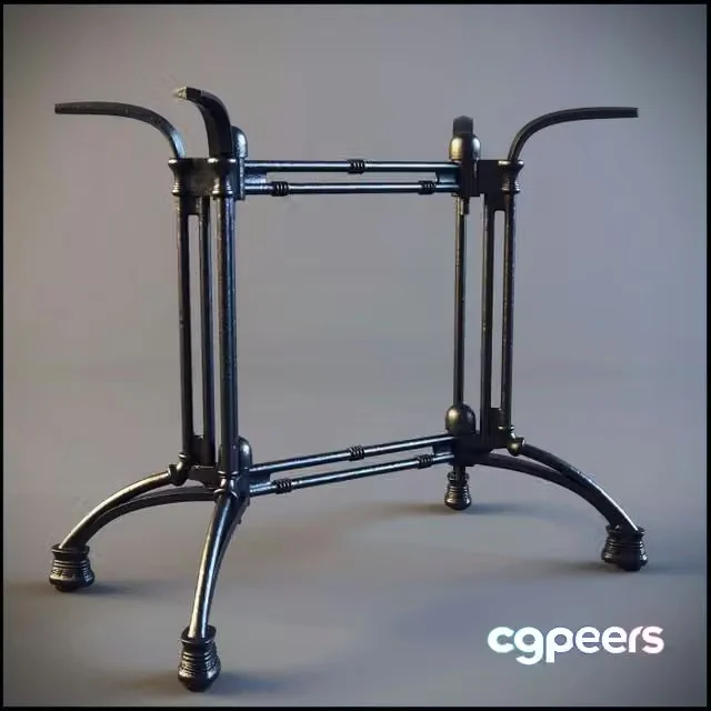 3ds Max Free – Podstole cast iron (1235EM)