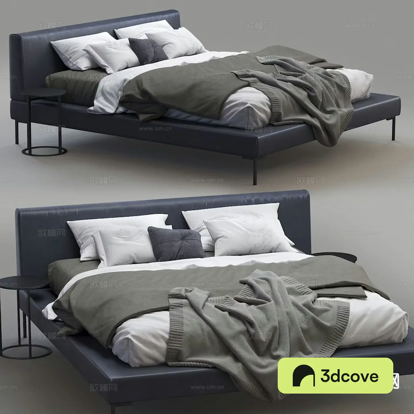 Modern double bed