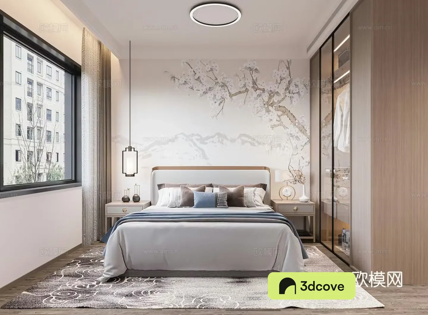 New Chinese bedroom