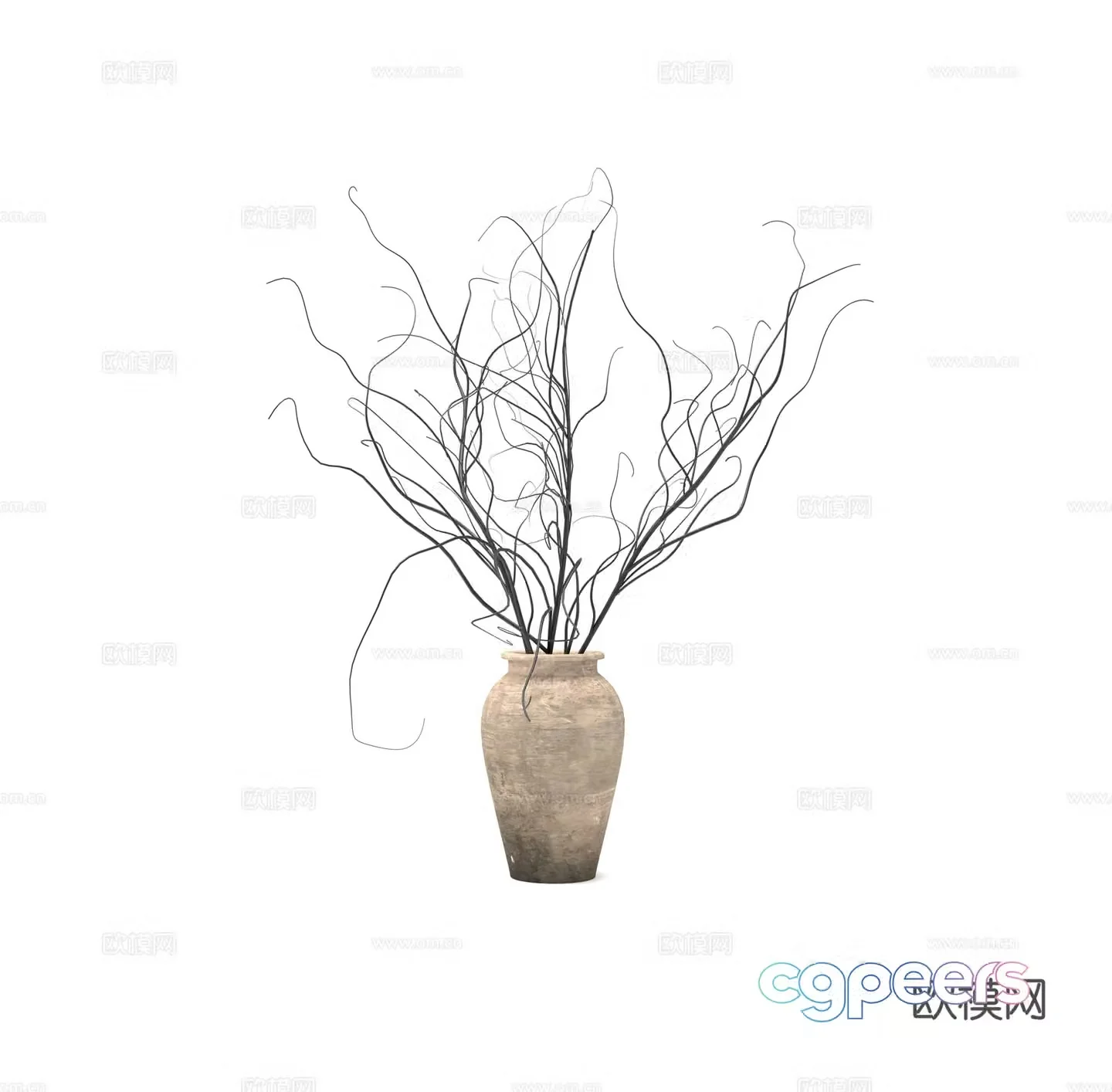 Wai Lily Flower Art 3D Model