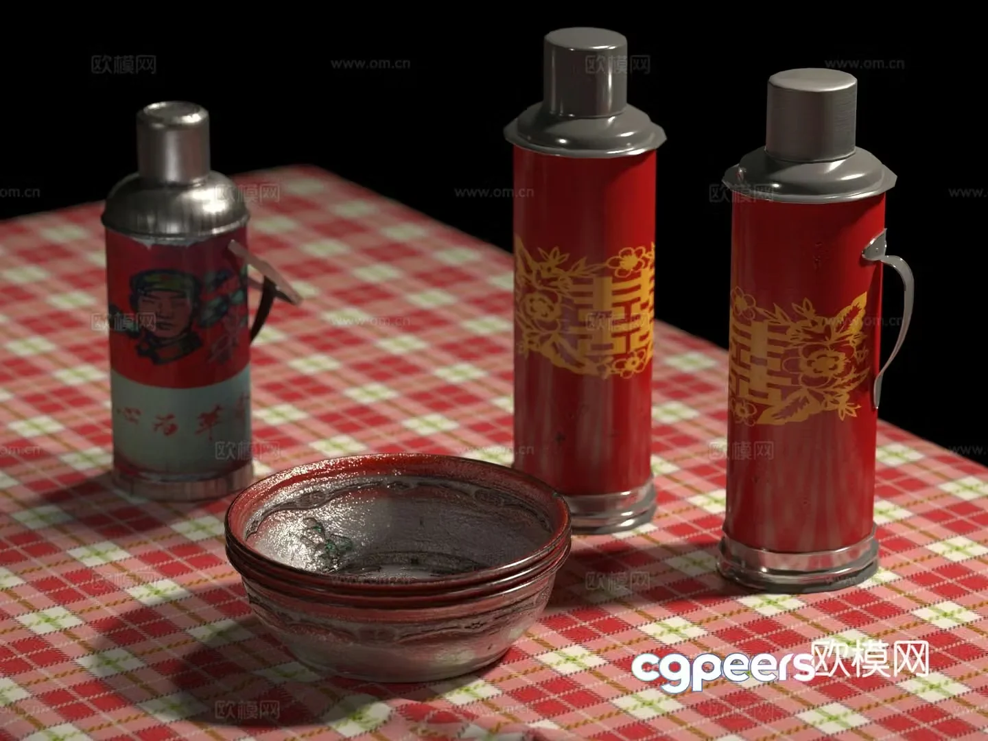 Other daily necessities Retro kettle Washbasin 3d model