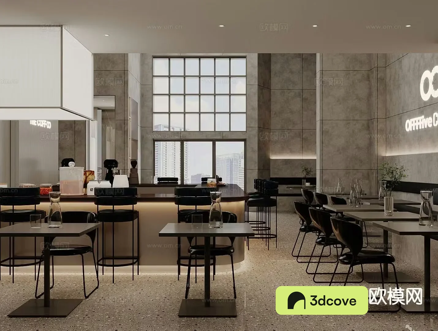 Modern cafe