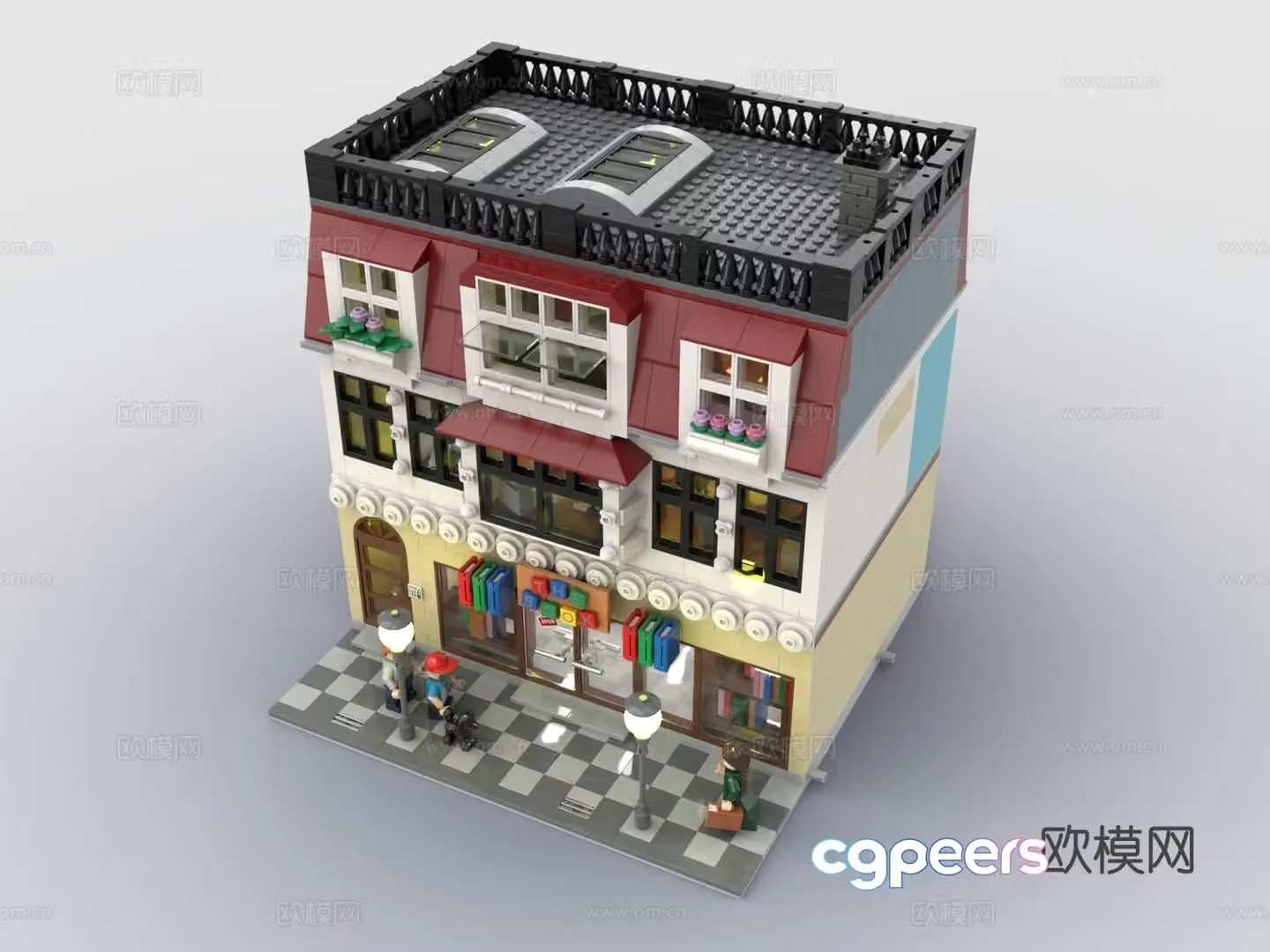 LEGO LEGO toys building block store shop 3d model