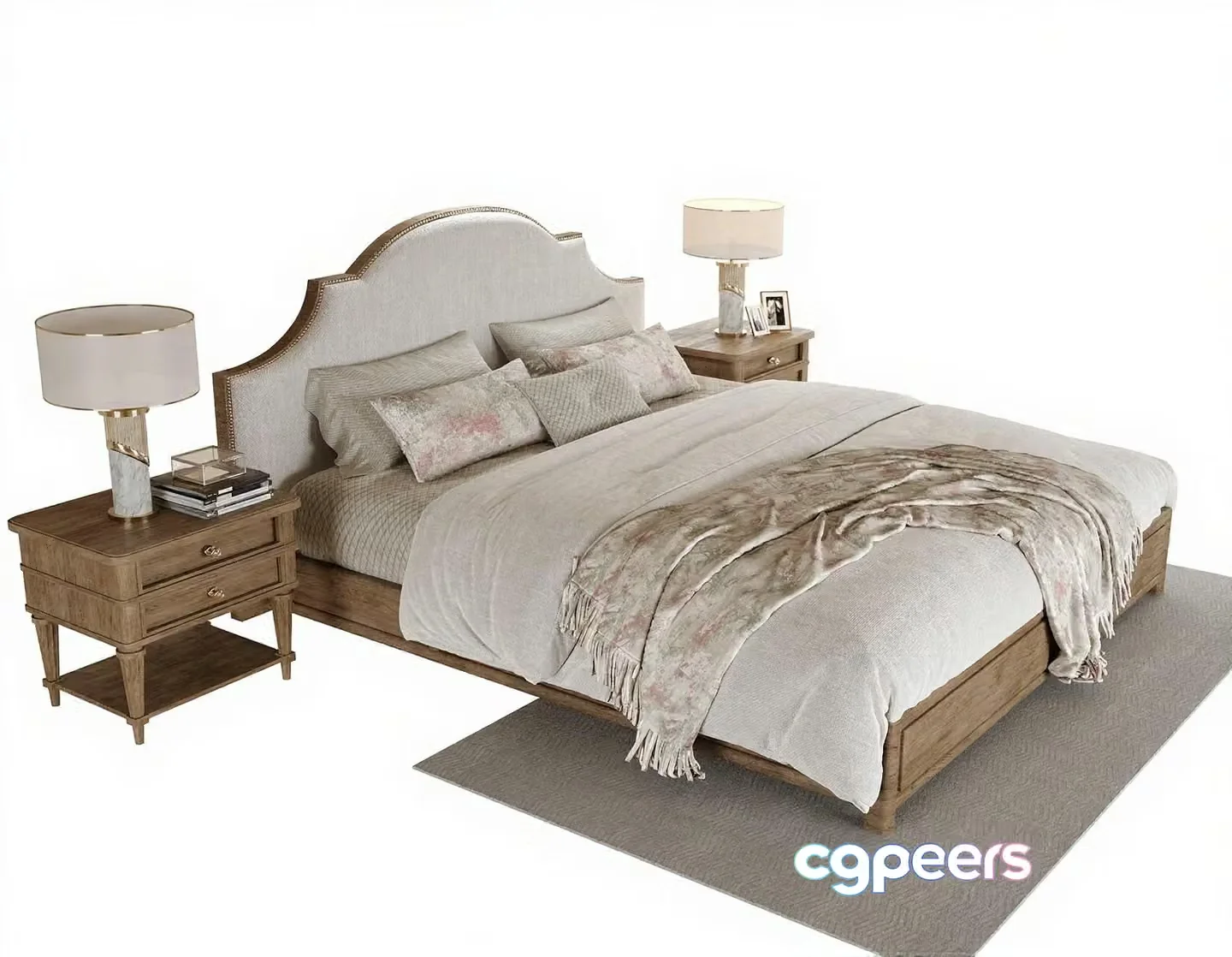 Cozy Bedroom 3D Model – 5301 – CORONA Render