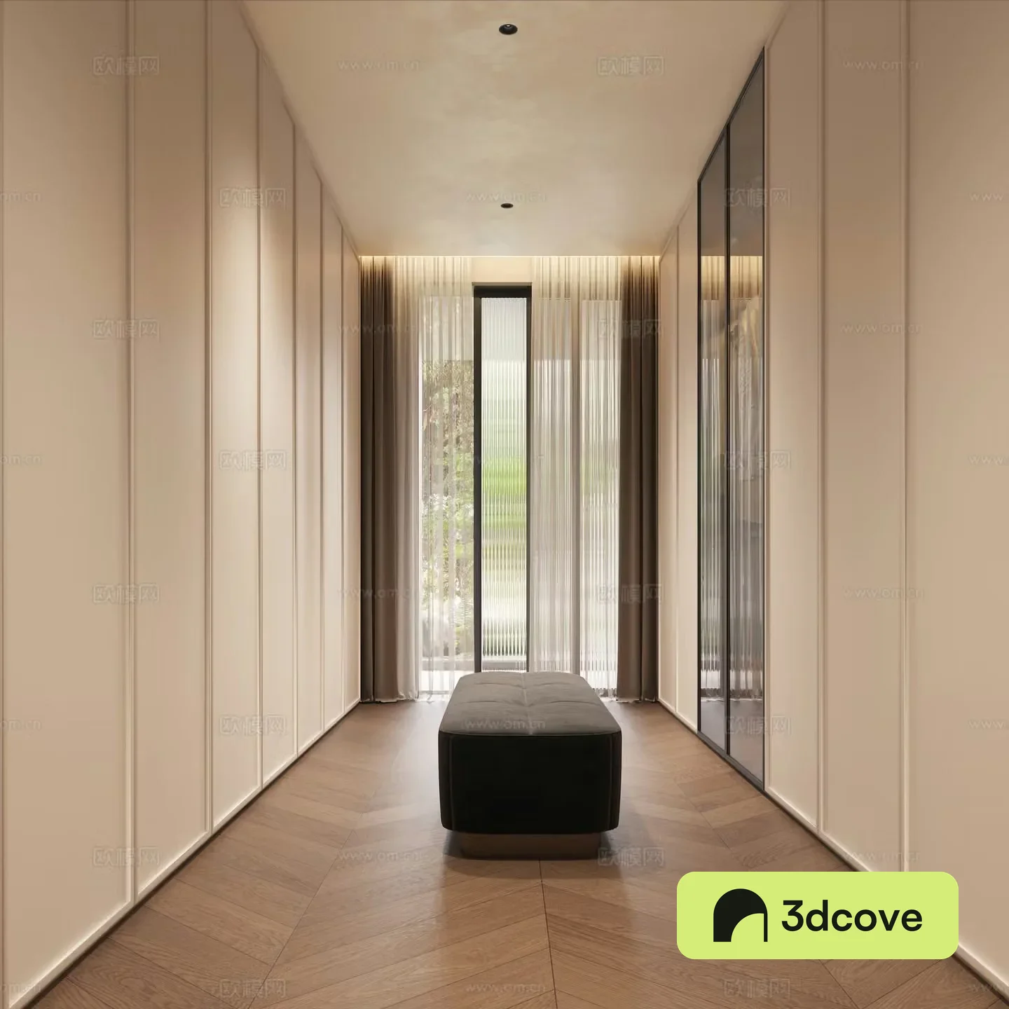 Modern cloakroom