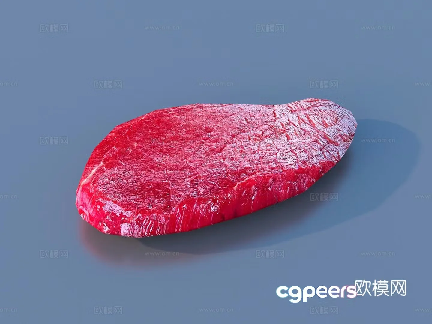 meat meat pork beef mutton sliced â€‹â€‹food food 3d model