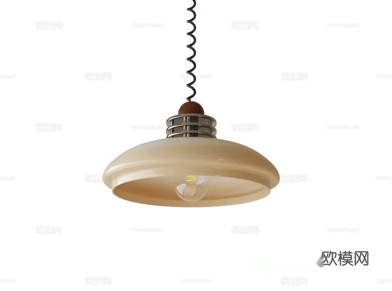 Gold Light Fixture 3D Model – 10312 – VRAY Render