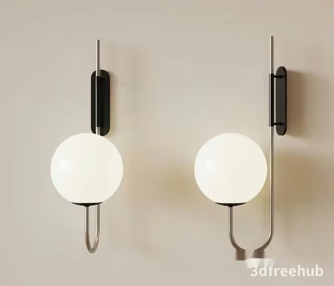Modern Wall Lights 3D Model – 22222 – VRAY Render