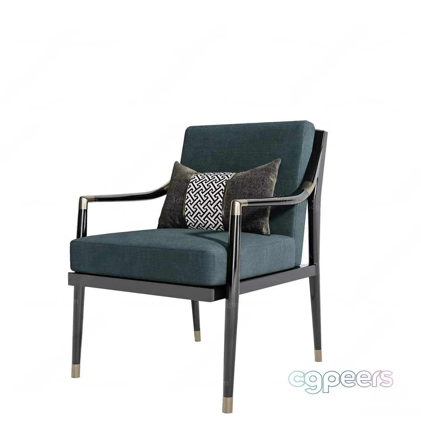 Modern Metal Chair 3D Model – 21806 – VRAY Render