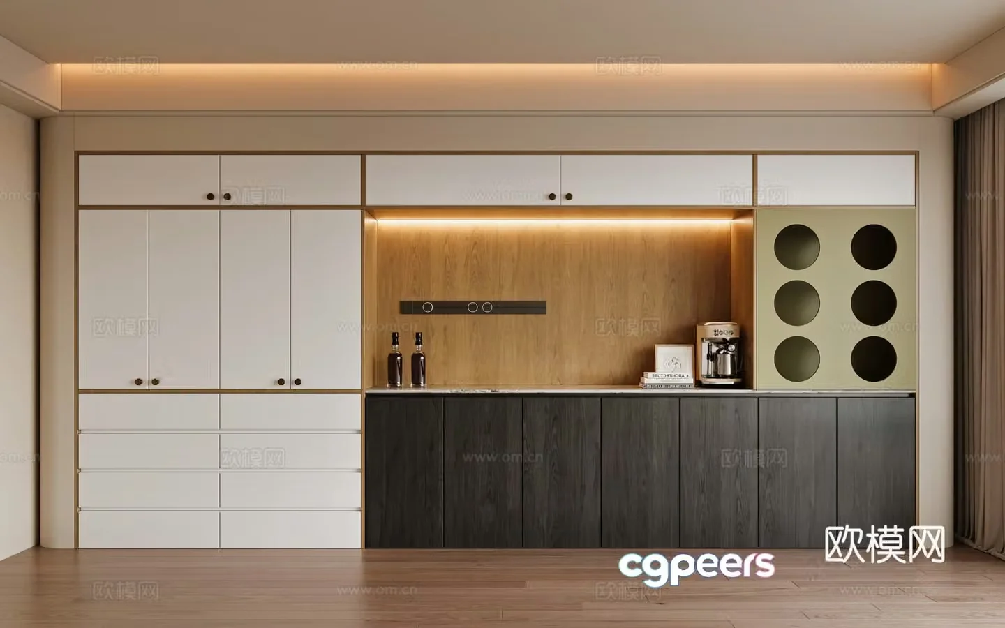 Modern sideboard 3D model