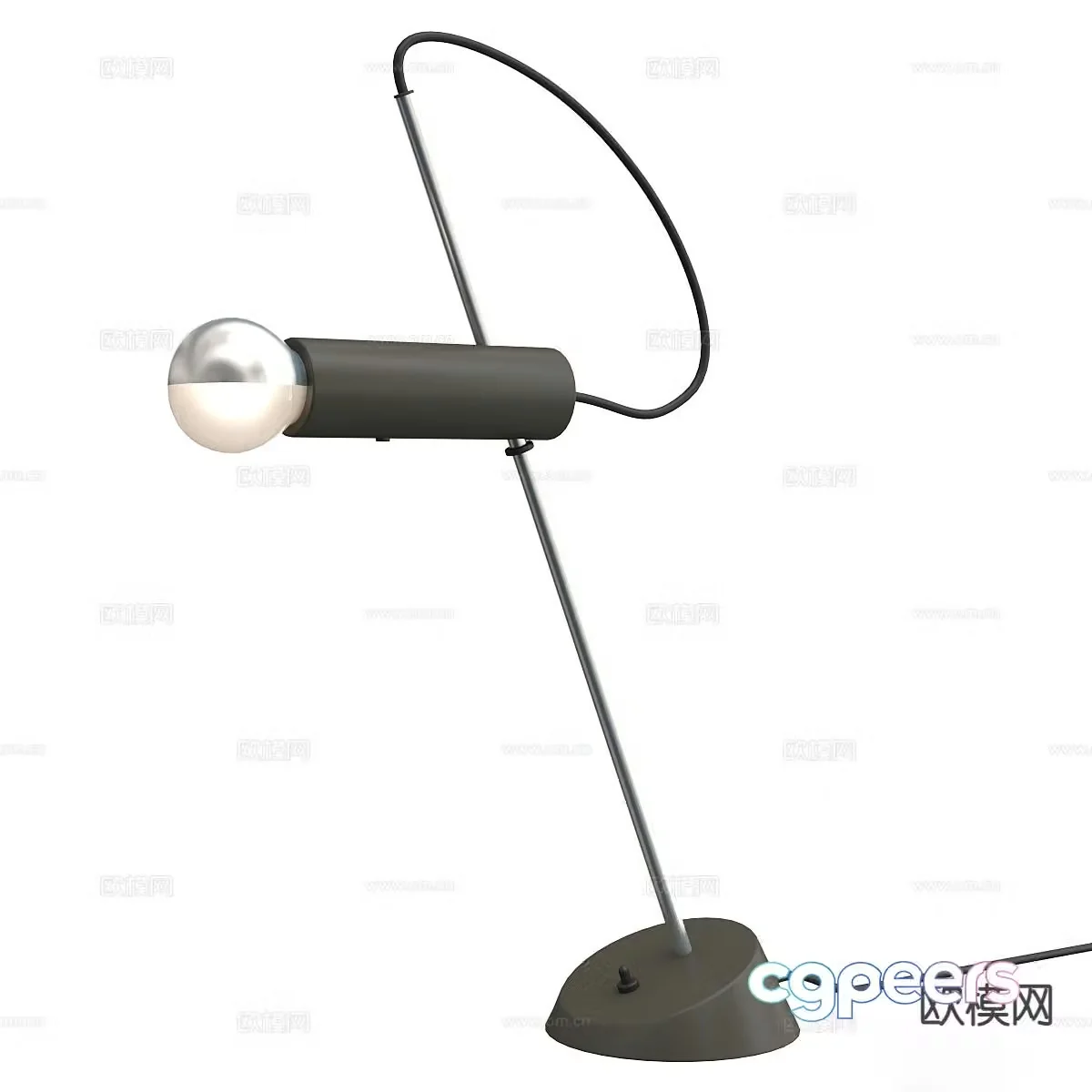 Modern desk lamp 3d model