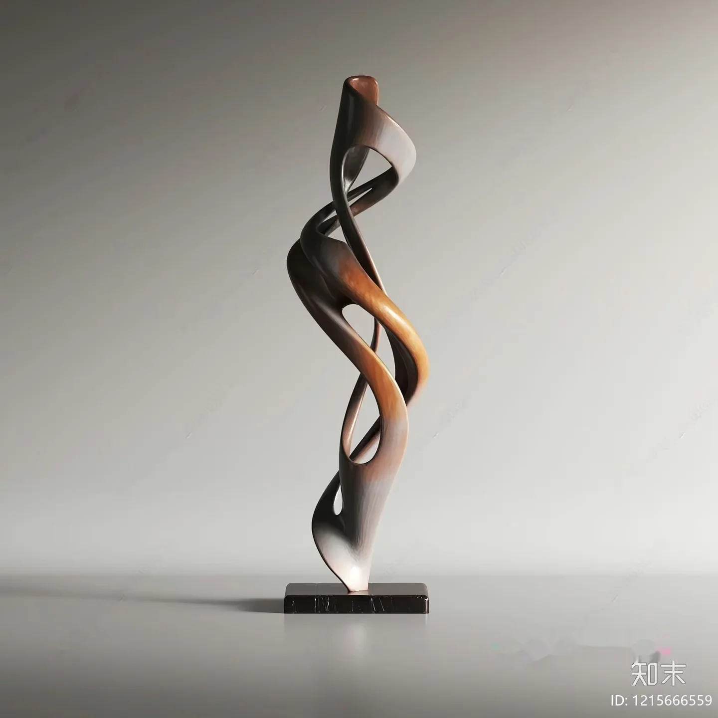Abstract Metal Sculpture 3D Model – 15341 – VRAY Render