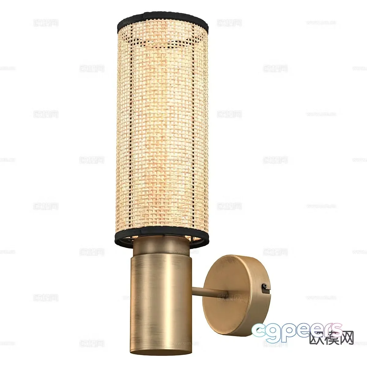 Light luxury wall lamp artistic wall lamp 3d model