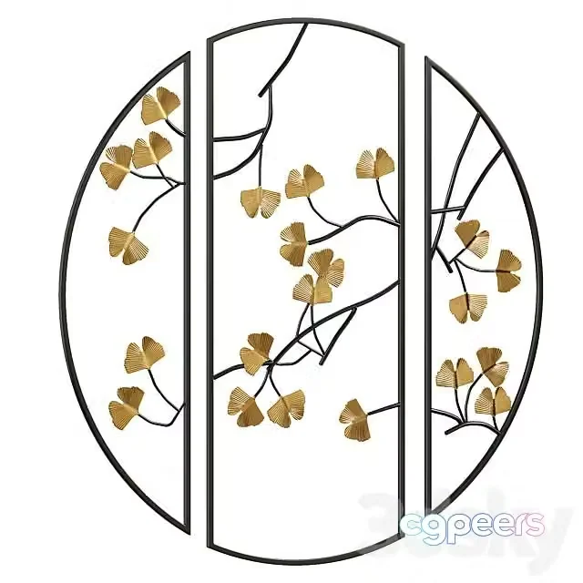 3ds Max Free – Metal Wall Decor Set