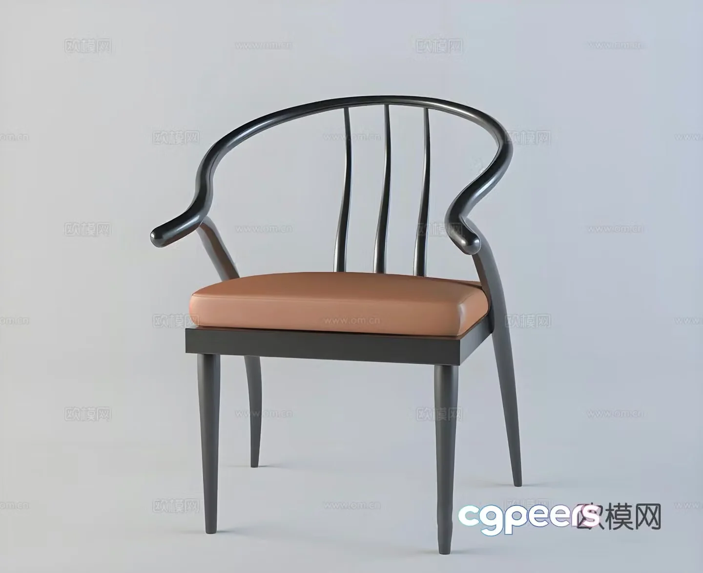New Chinese style chair armchair 3d model