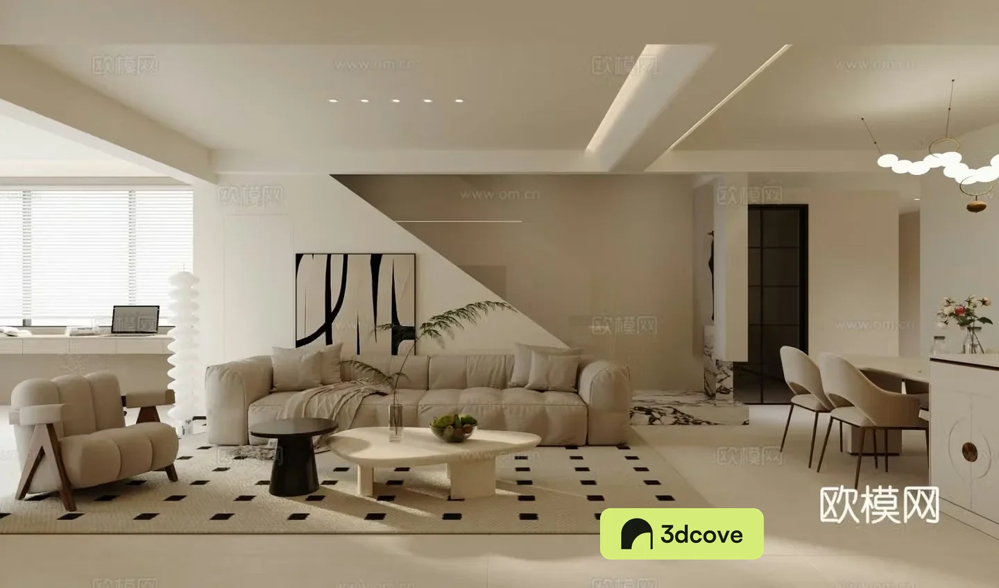 Modern Cream Style Restaurant