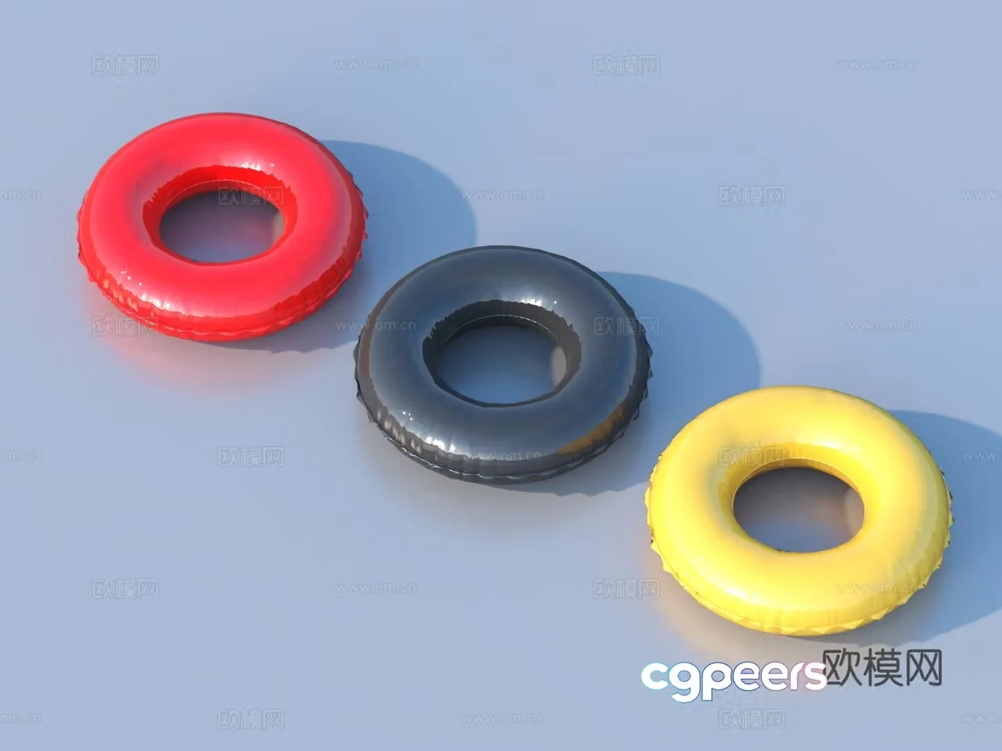 Swimming ring Lifebuoy Water toy 3D model