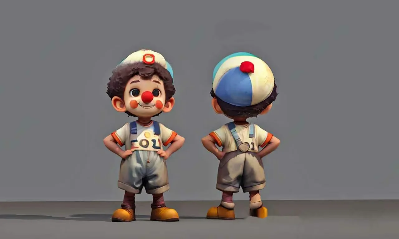 A Cartoon Boy 3D Model – 18394 – VRAY Render