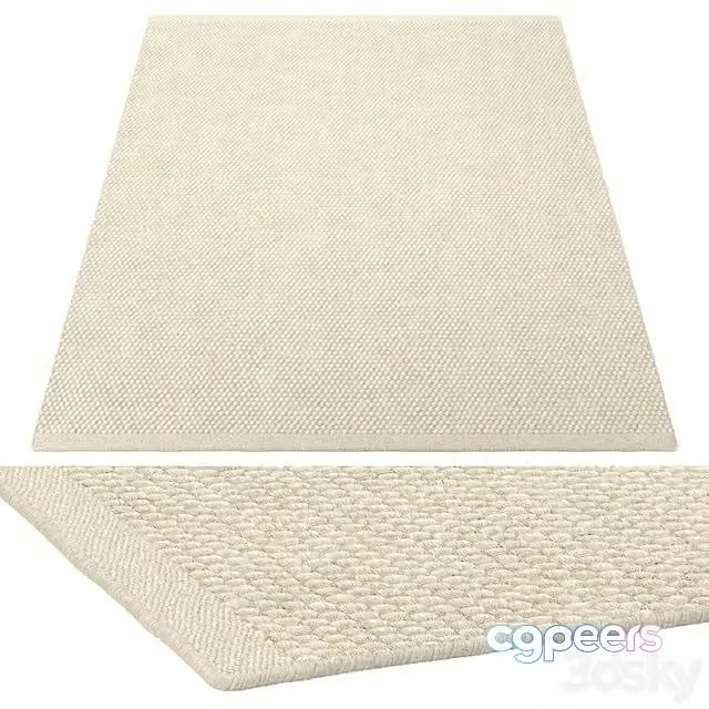 3ds Max Free – Wool Rug Rocco White