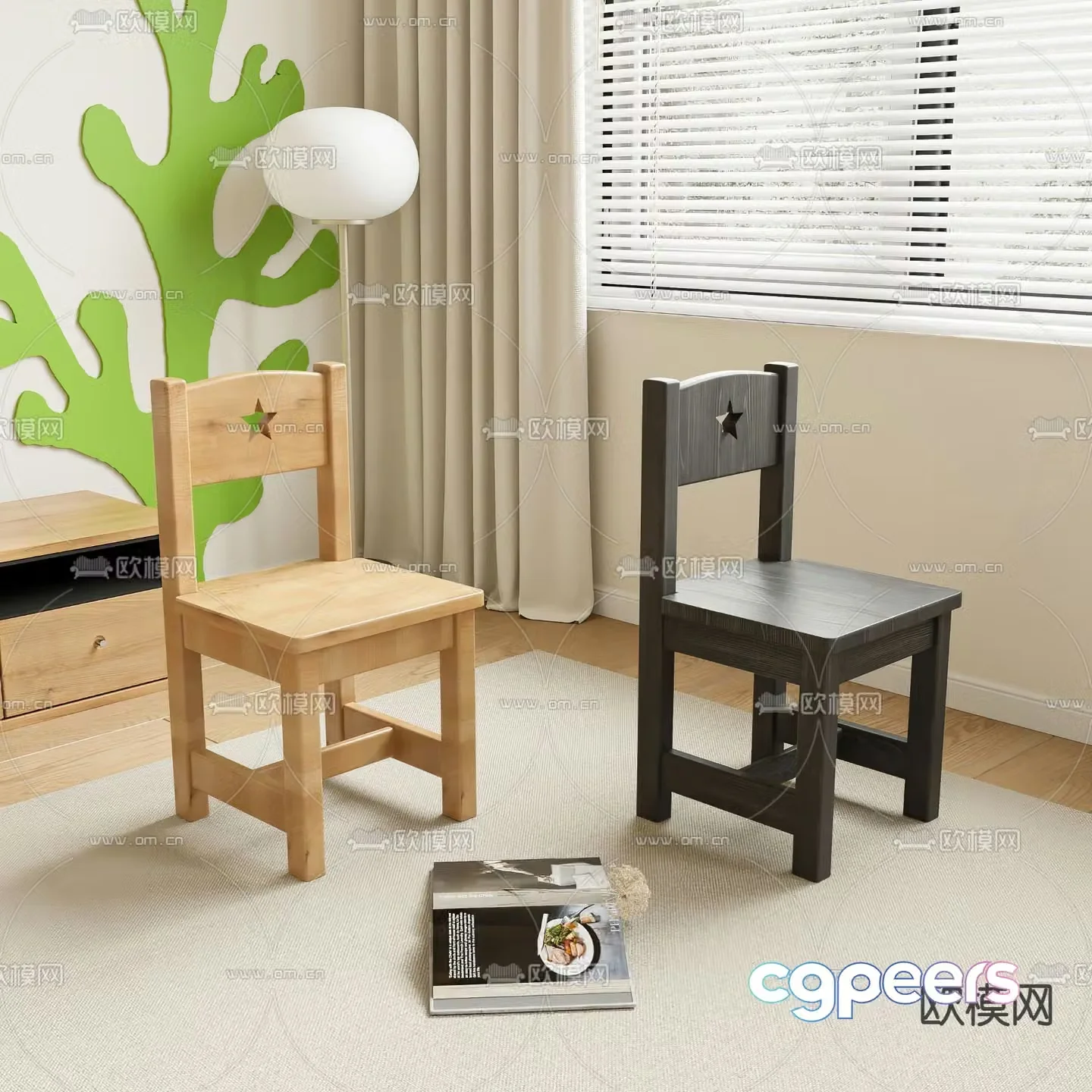 Children’s chair 3d model