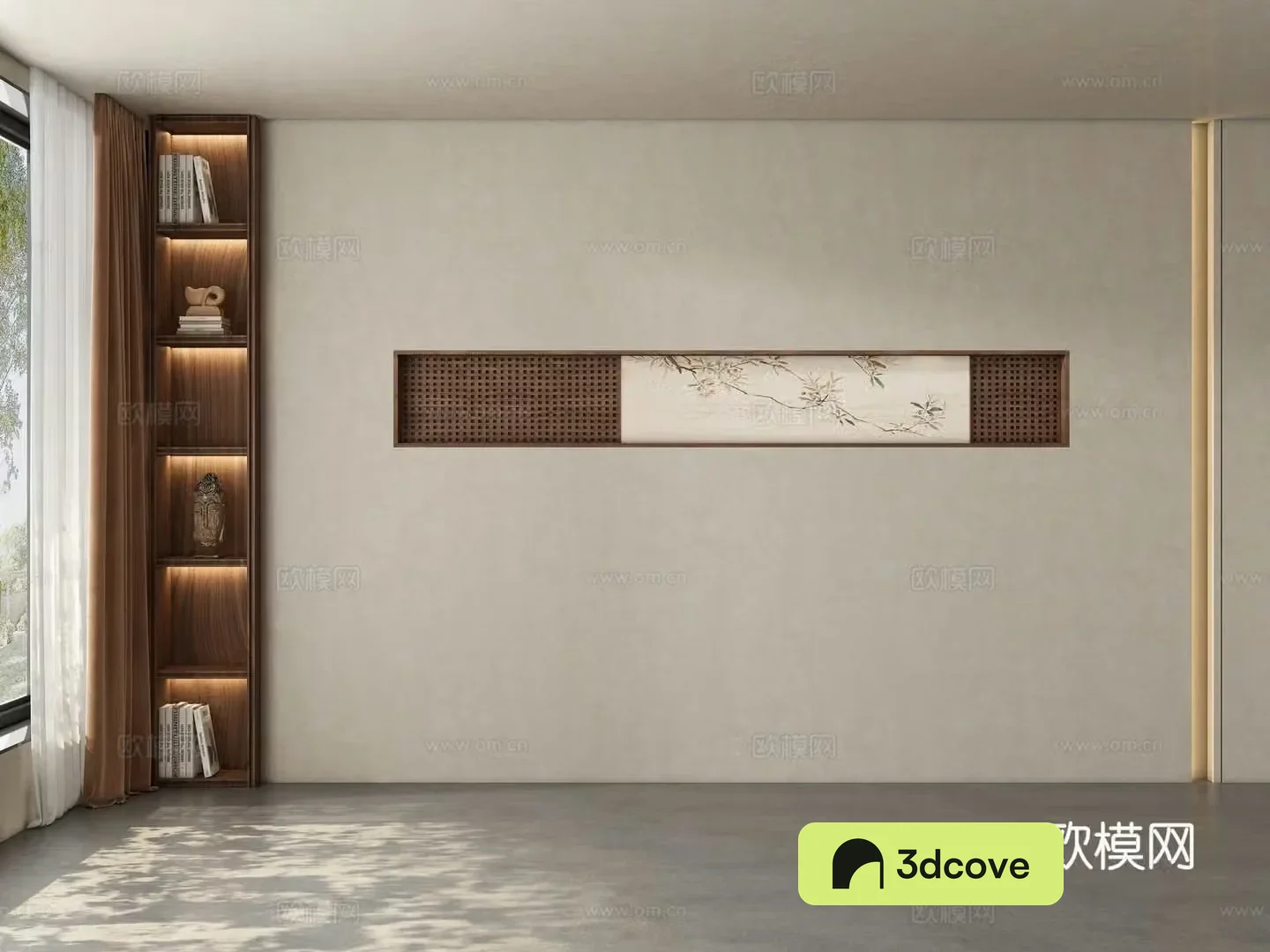 Restaurant Tea room living room background wall