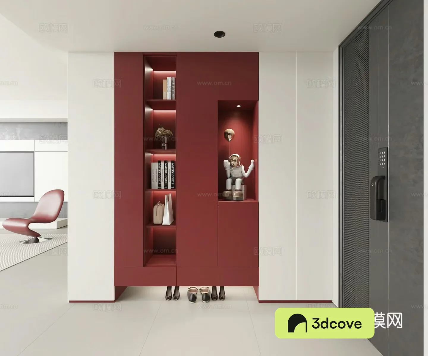 Modern entrance