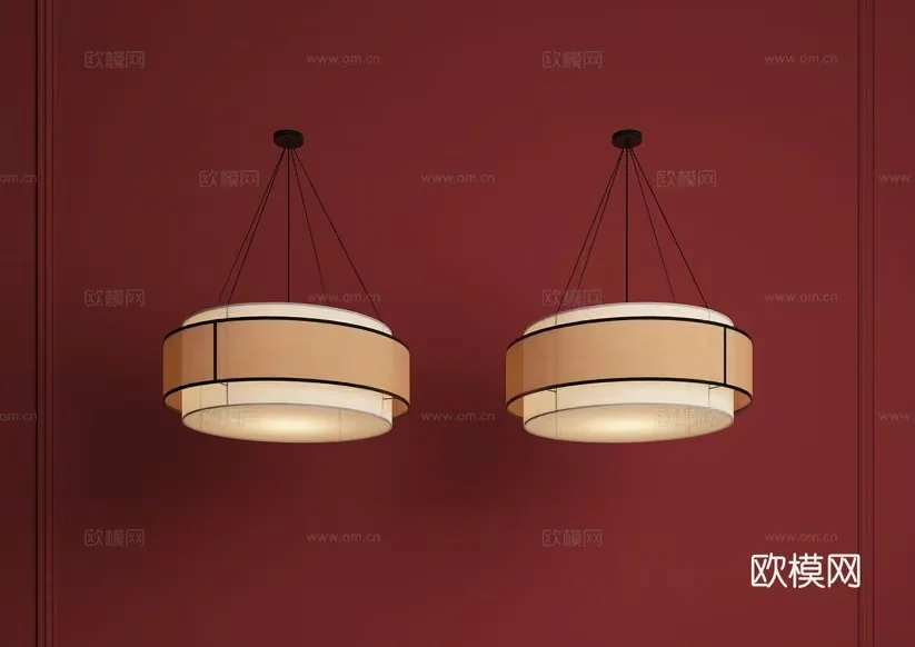 Two Light Fixtures 3D Model – 4268 – VRAY Render