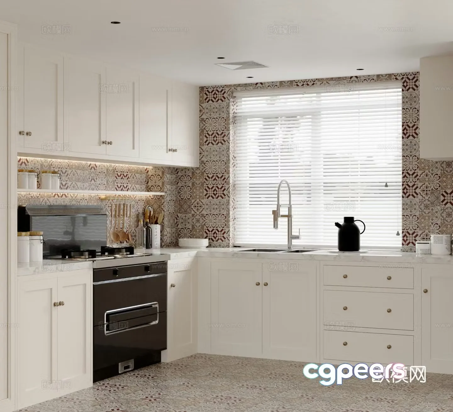 French kitchen 3d model