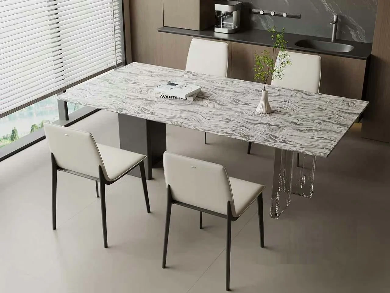 Modern Dining Room 3D Model – 12934 – VRAY Render