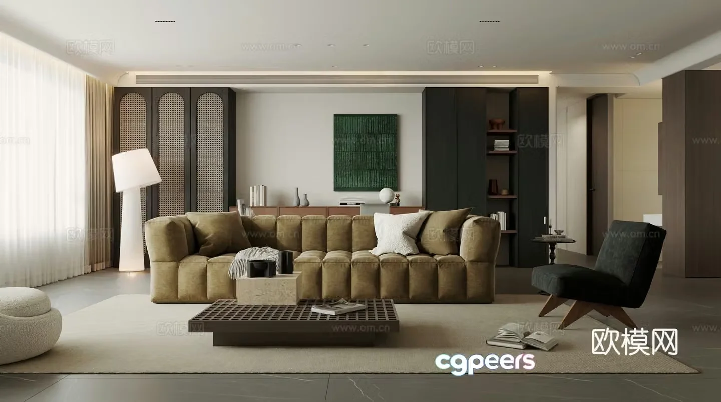 Middle Ages Wabi Living Restaurant Large Flat Living Restaurant Horizontal Living Restaurant Ownerless Lights Wabi Living Restaurant Wabi Living 3D Model