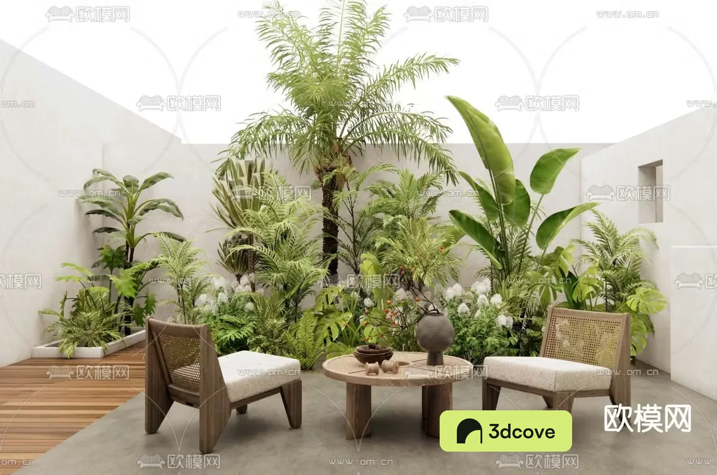 courtyard garden landscape