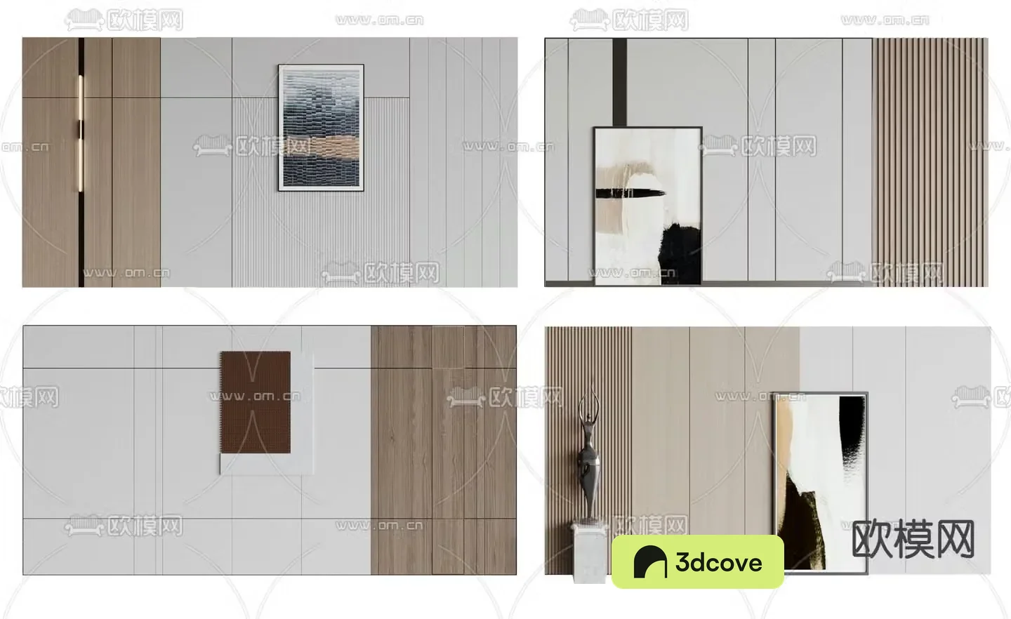 Modern background wall sofa background