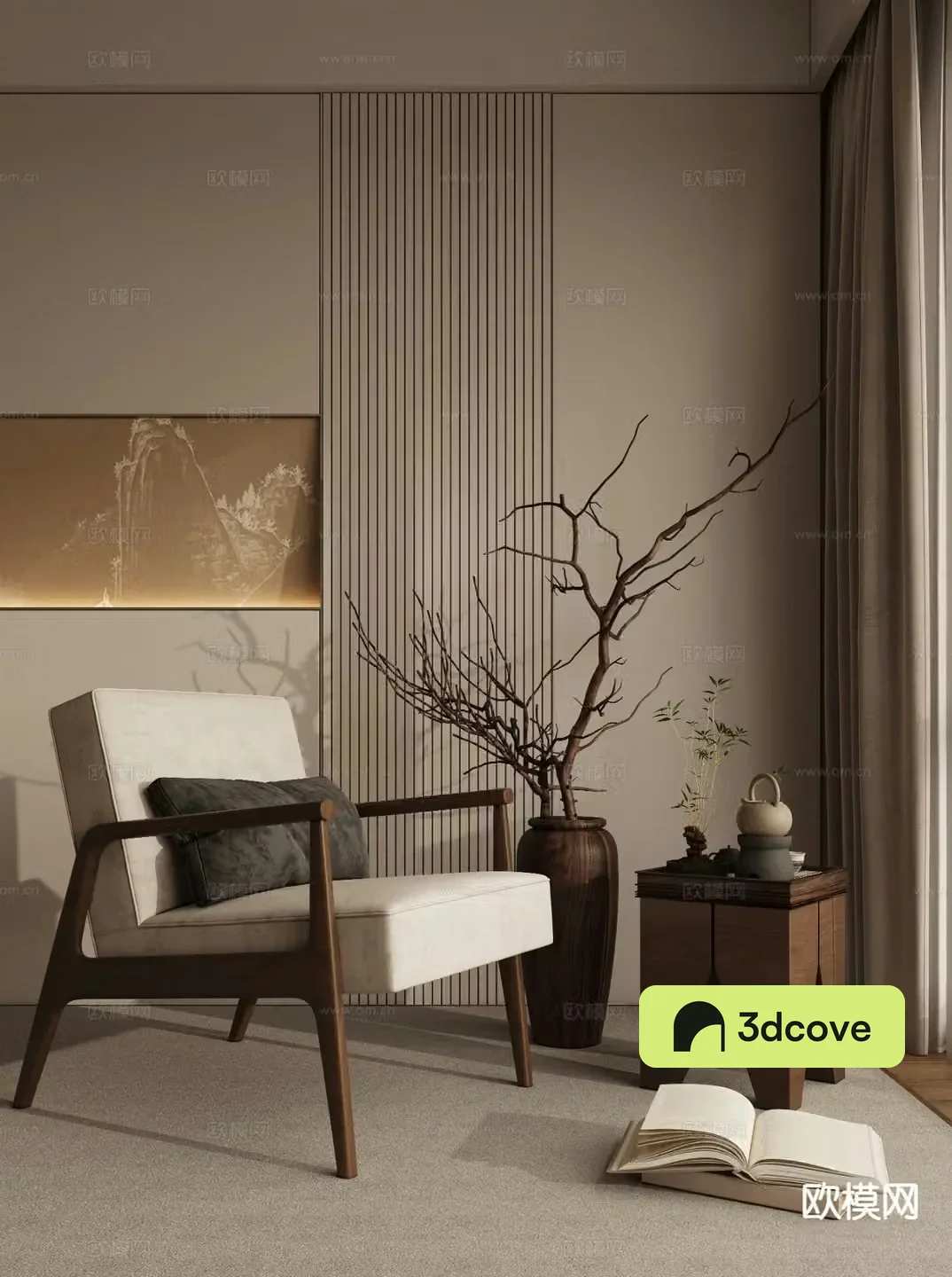 New Chinese style chair leisure chair