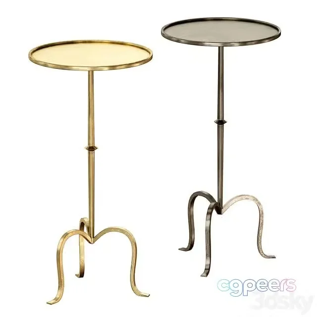 3ds Max Free – Hand-Forged Martini Table By Visual Comfort