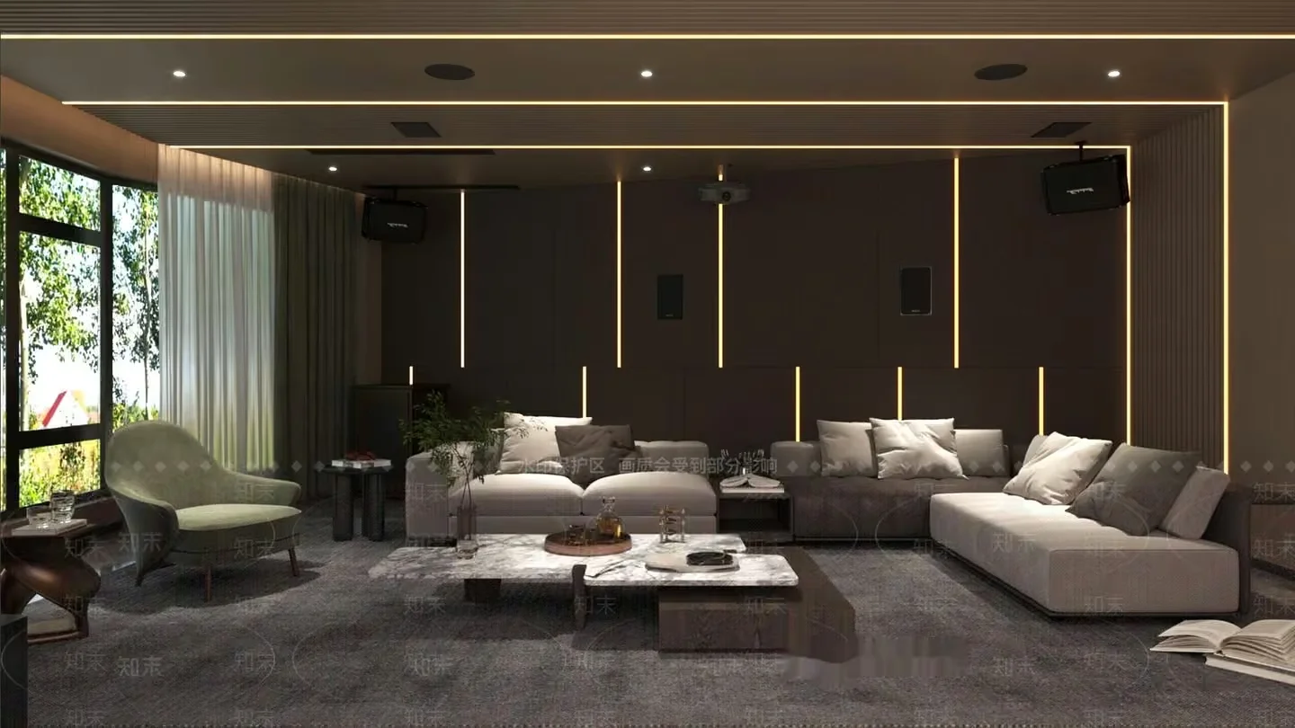 A Large Sectional Sofa 3D Model – 5485 – VRAY Render