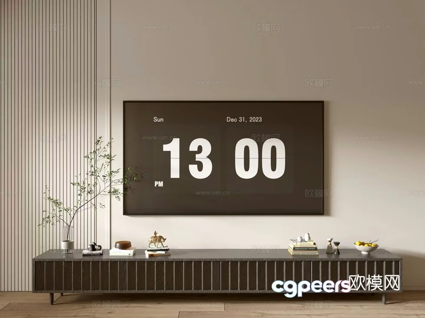 Modern TV cabinet 3d model