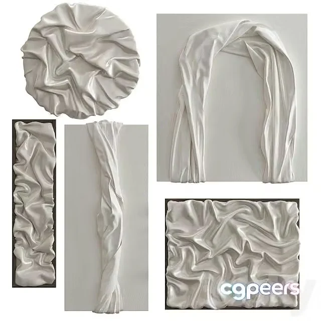 3ds Max Free – Decorative Set of Art Paintings 13