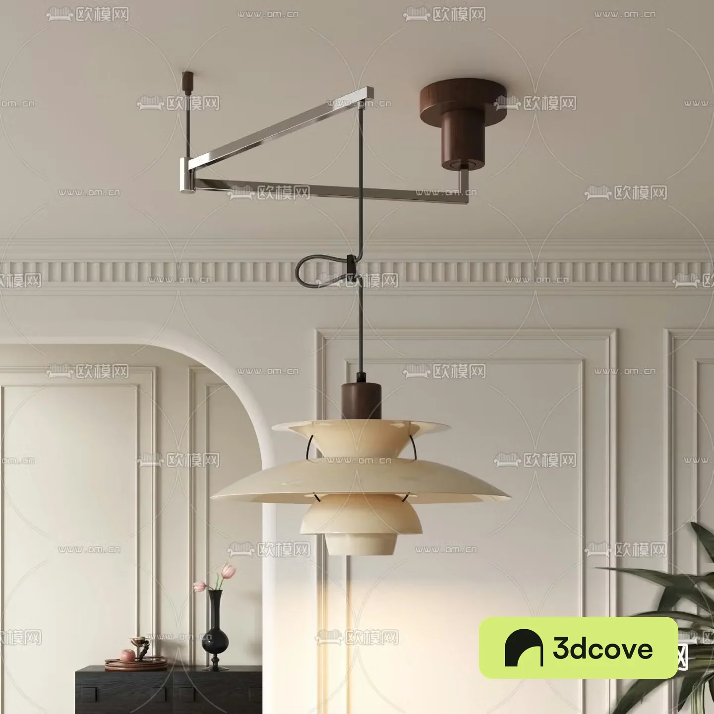 Medieval style chandelier folding chandelier