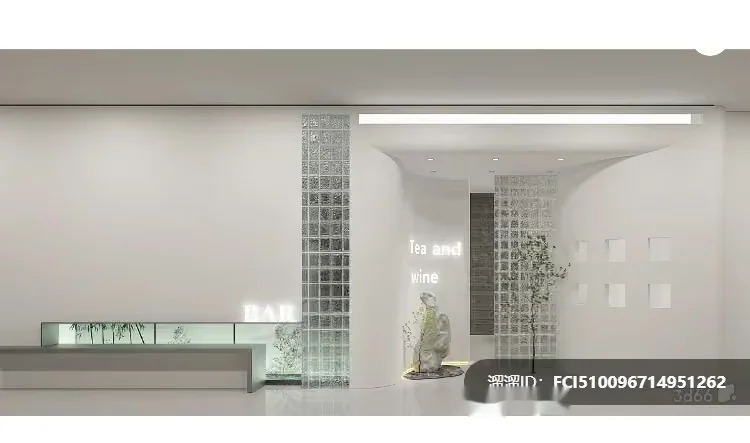 Modern Minimalist Interior 3D Model – 1004 – VRAY Render