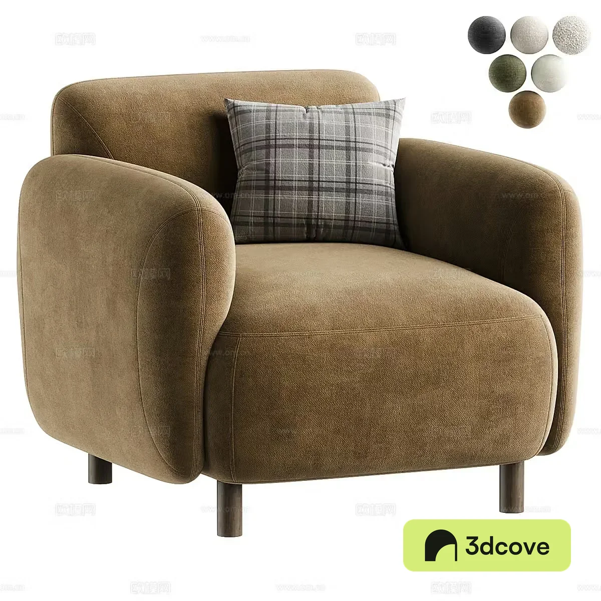 Modern single sofa