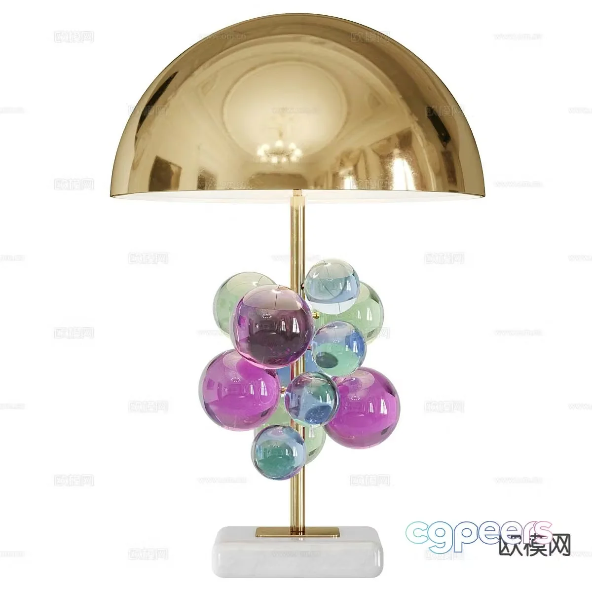 Italian lamps lighting table lamp 3d model