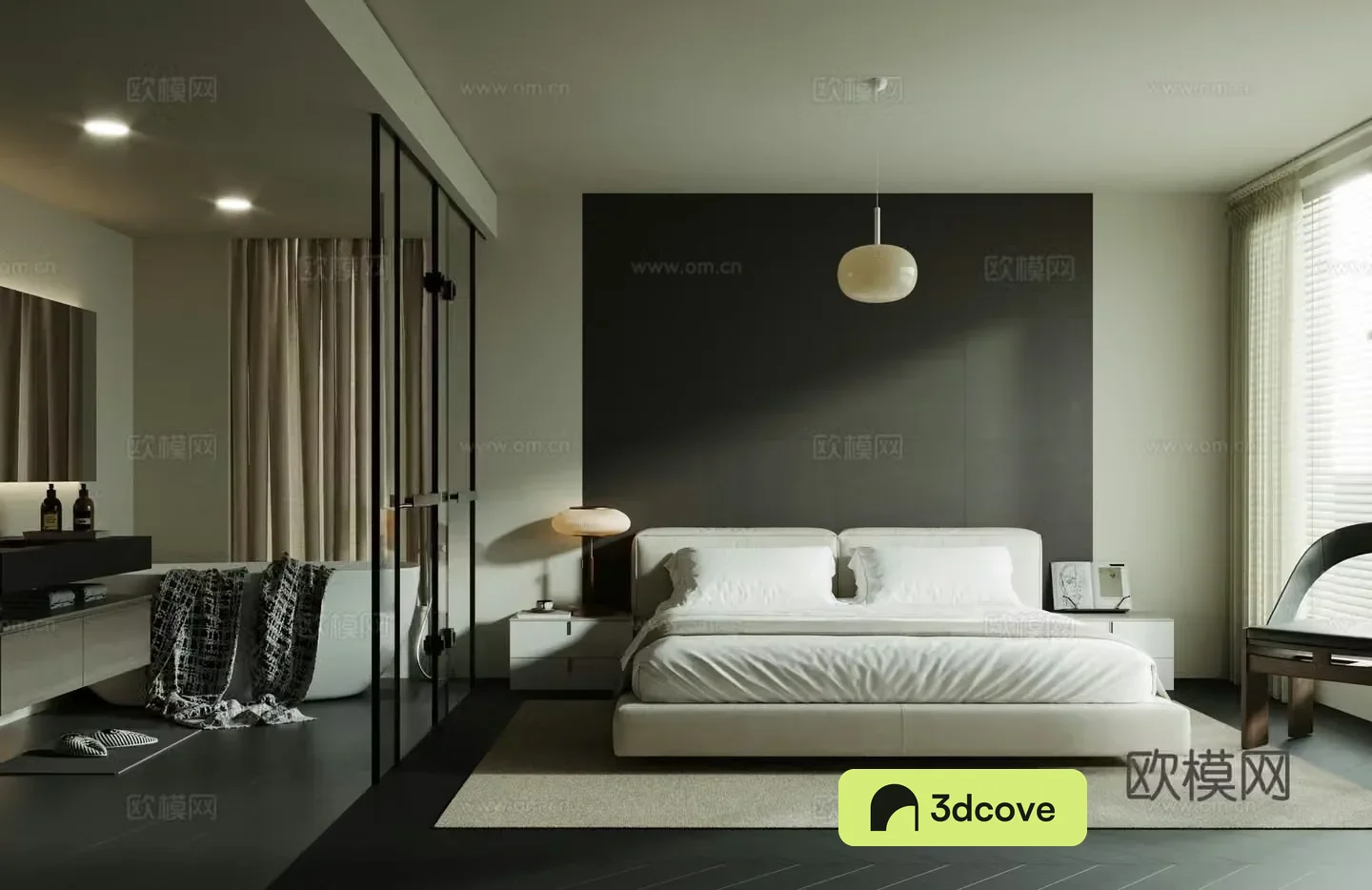 Modern hotel room
