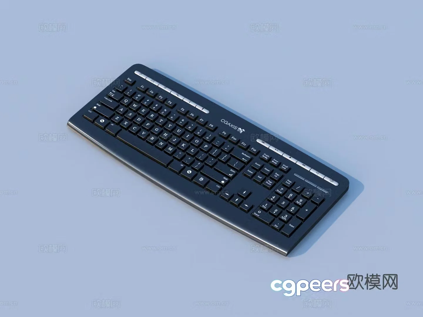 Keyboard Wireless keyboard Computer accessories 3d model