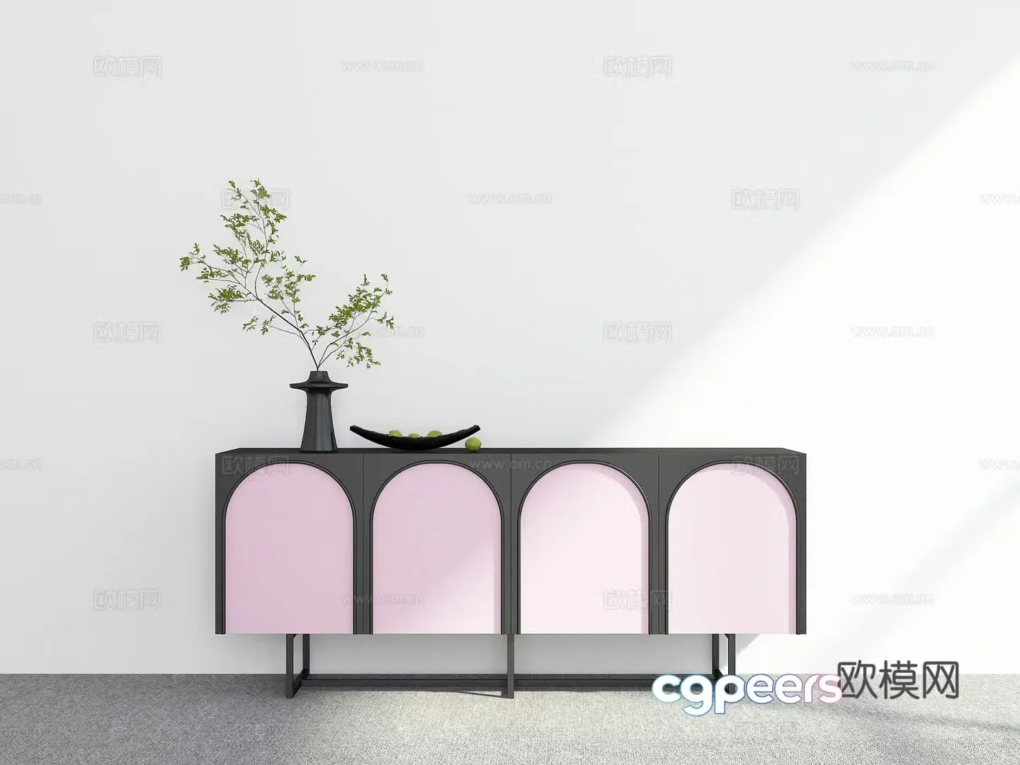 Modern sideboard 3D model