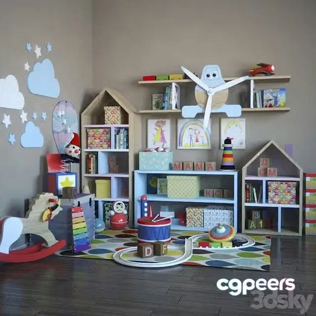 3ds Max Free – Set for children’s