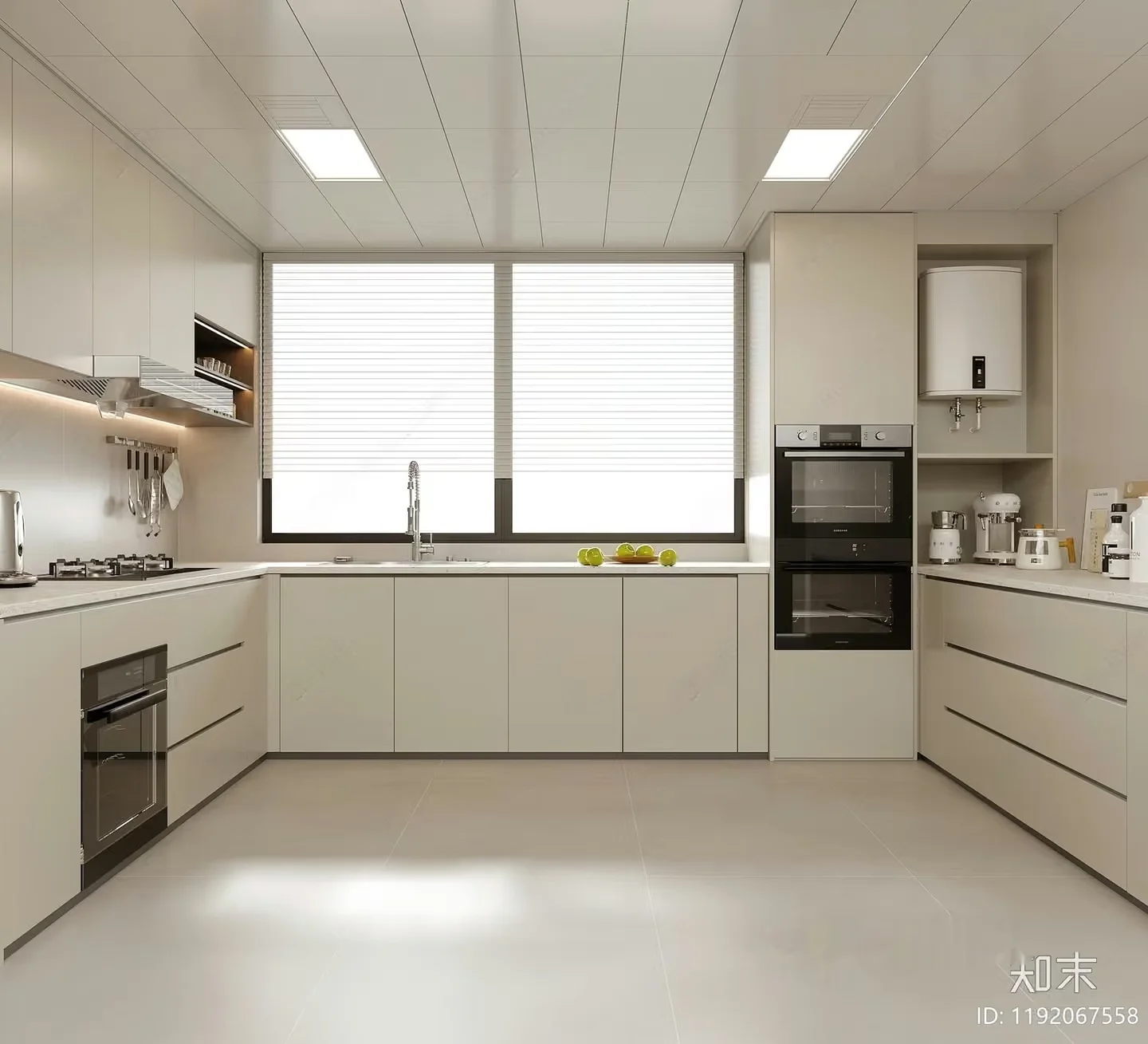 Modern Kitchen 3D Model – 11230 – VRAY Render