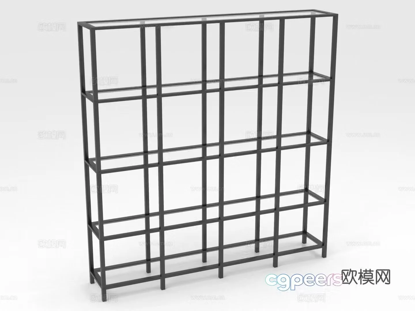 Storage rack Exhibition rack Bookshelf Storage rack 3D model