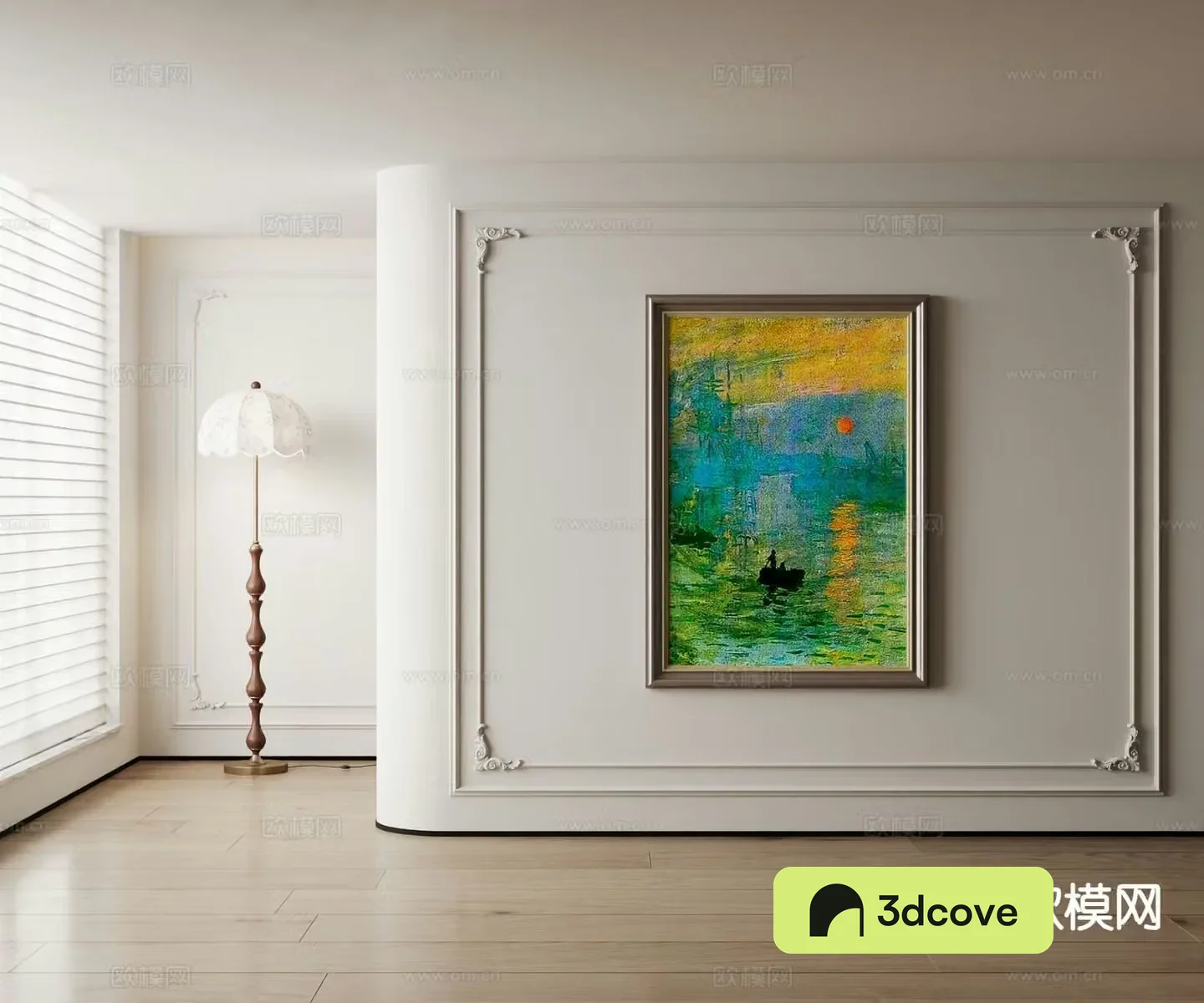 American decorative painting landscape oil painting